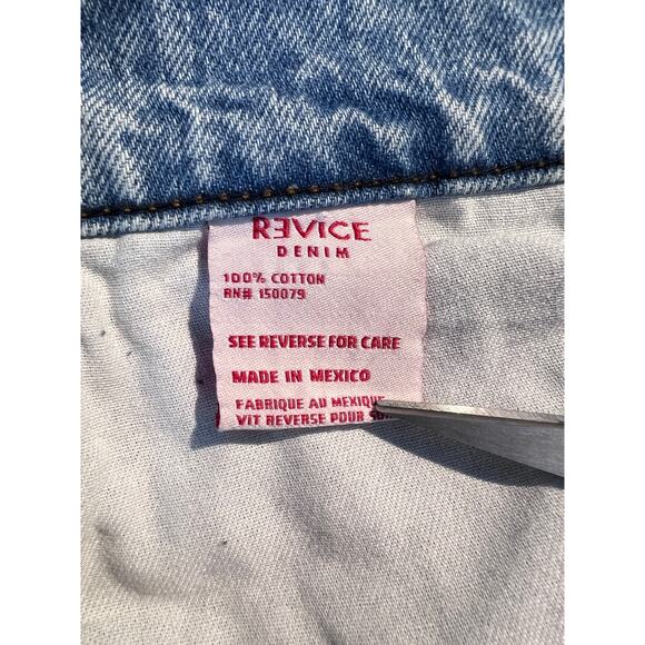 Revice Jeans Super 80s TLC Mom Acid Wash Denim Retro Grunge Edgy Biker Casual - Picture 7 of 7